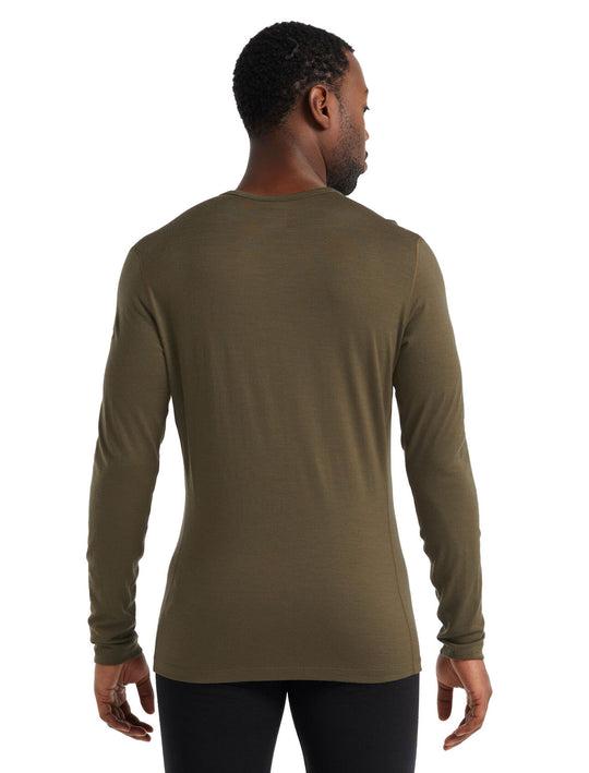 Icebreaker Mens 200 Oasis LS Crewe Loden