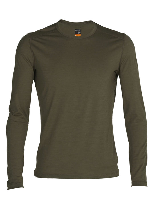Icebreaker Mens 200 Oasis LS Crewe Loden