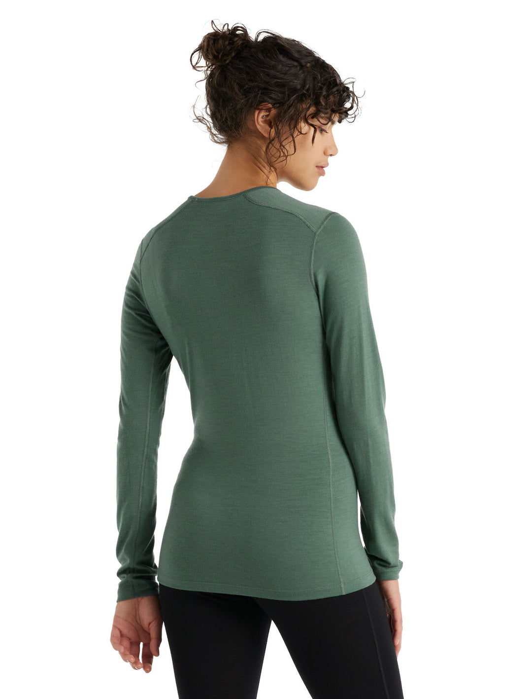 Icebreaker Women Oasis LS Crewe Sage