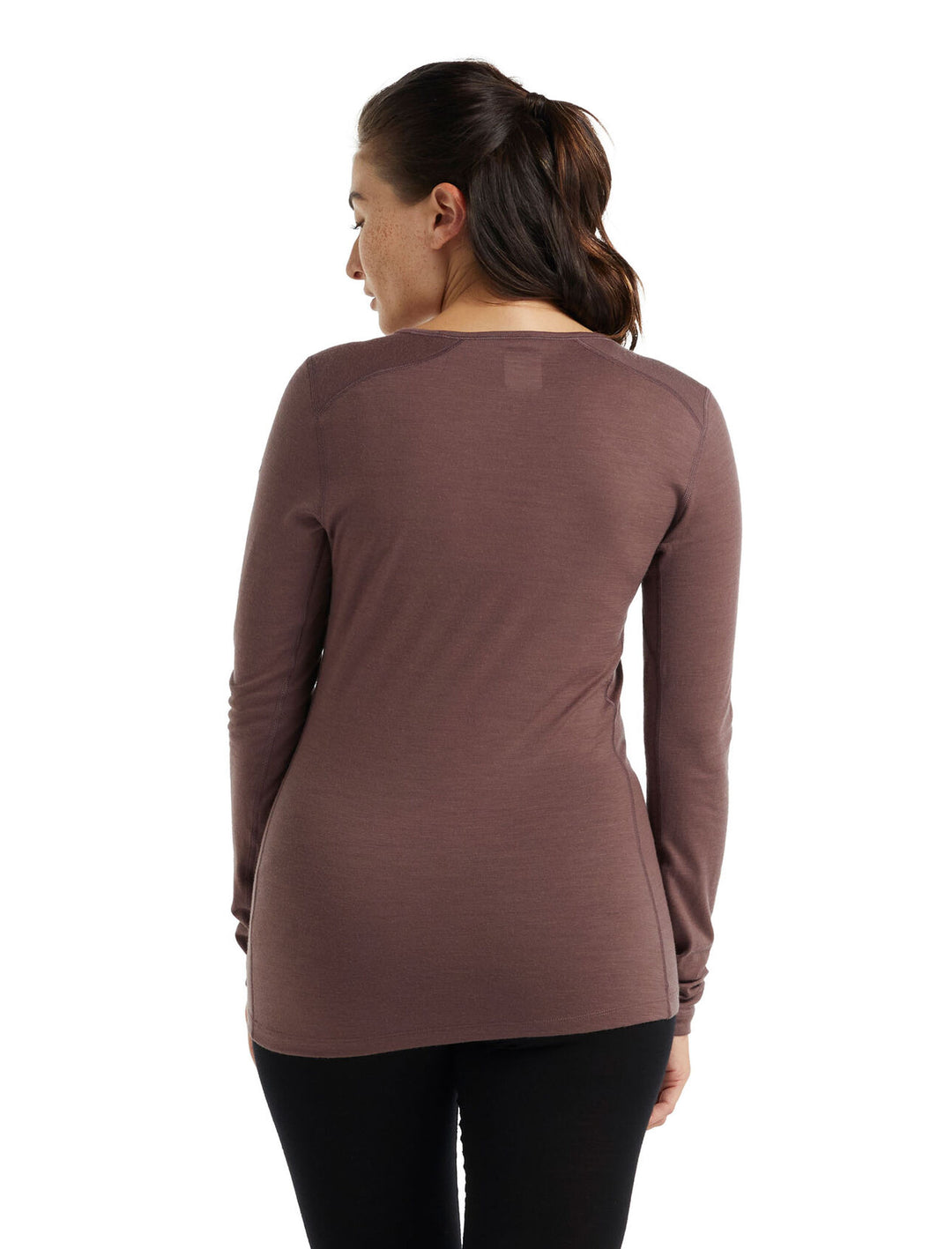 Icebreaker Womens 200 Oasis LS Scoop Mink