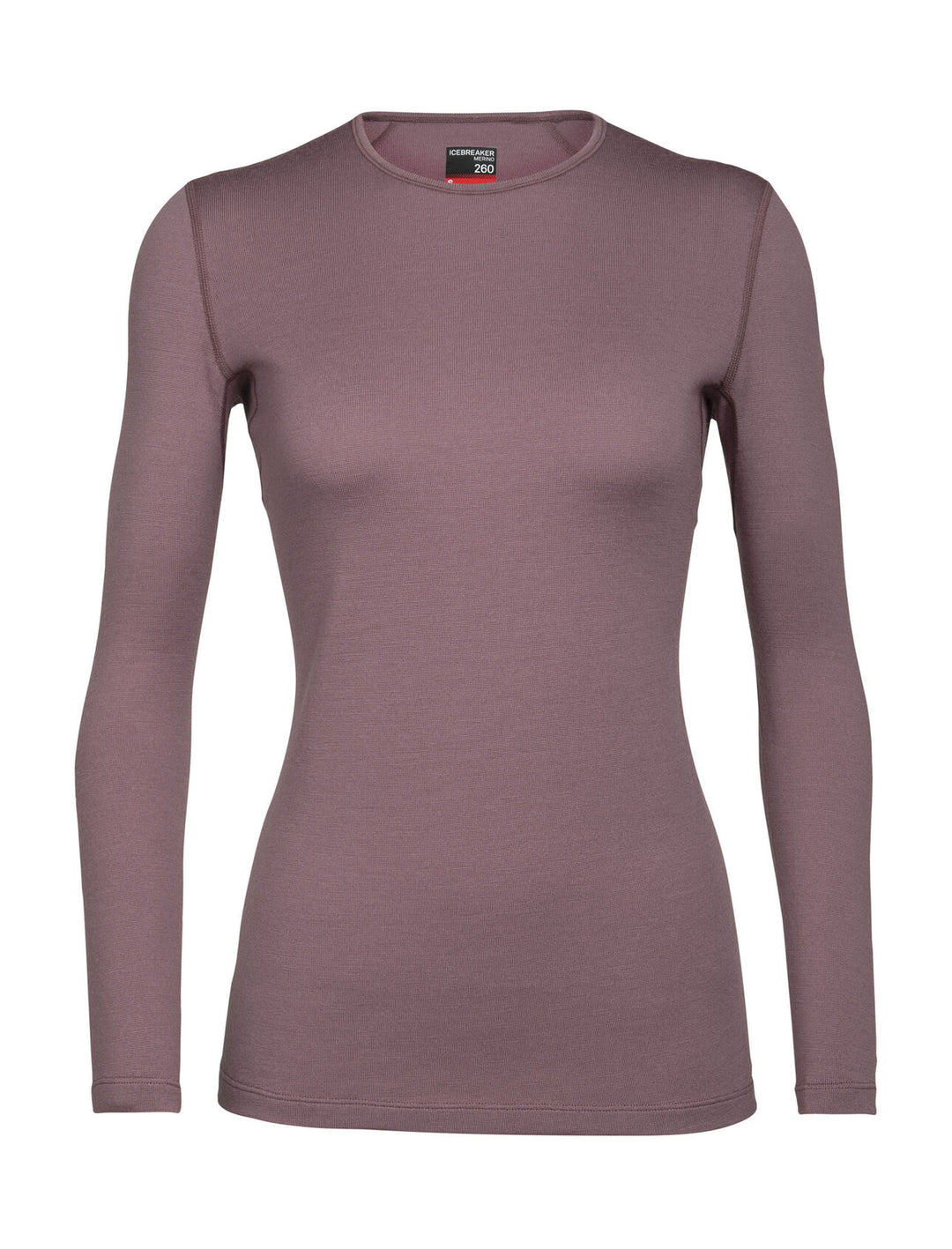 Icebreaker Womens 260 Tech LS Crewe Suede