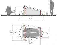 Vaude Arco 1-2P, buckeye Tent