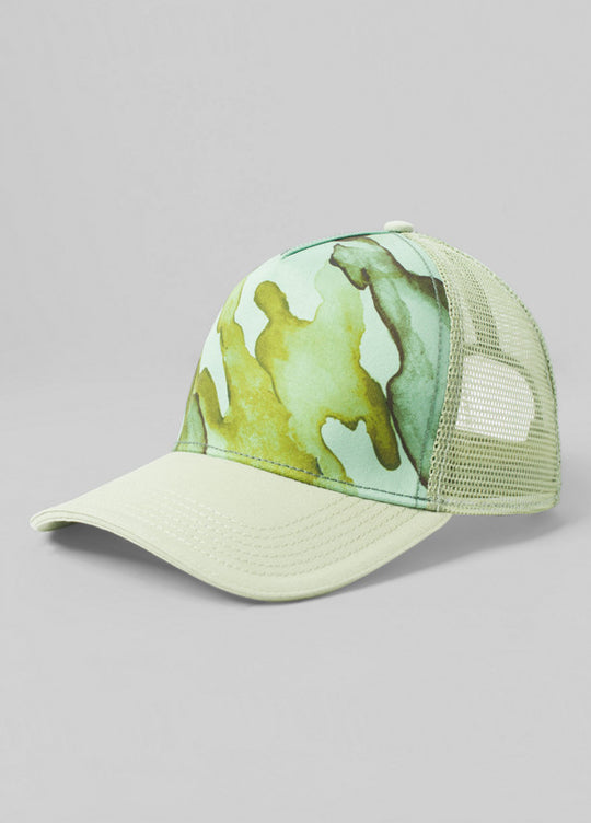 Prana La Viva Trucker Coastal Sage Watercolor Camo