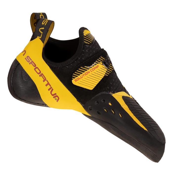 La Sportiva Solution Comp Black/Yellow Climbing Shoe