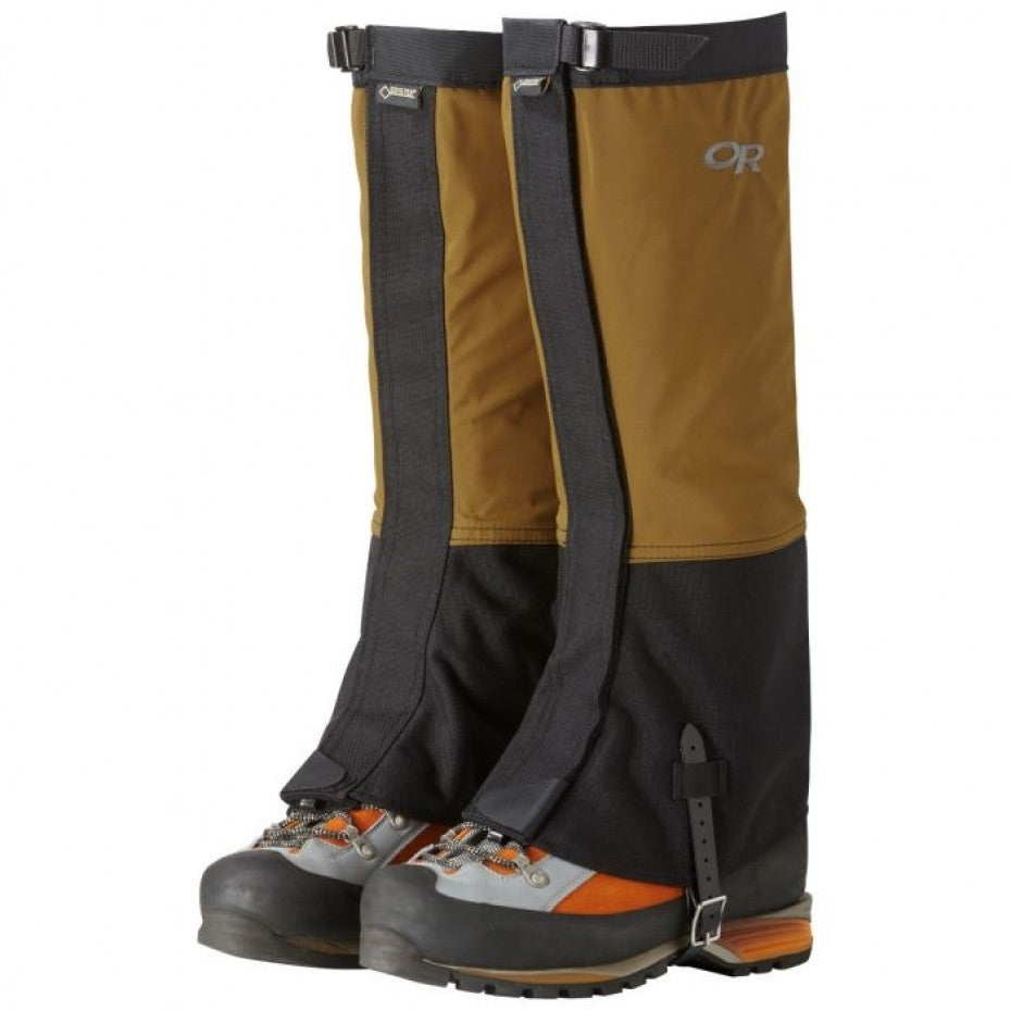 OUTDOOR RESEARCH Mens Crocodile Gaiters ochre/black