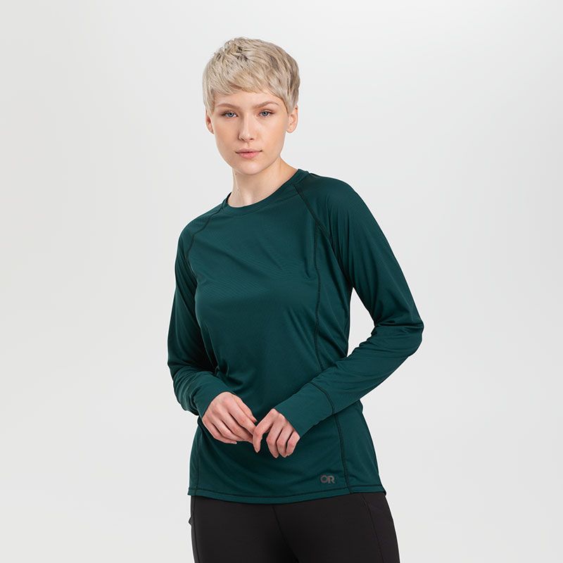 Outdoor Research Womens Echo L/S Tee treeline