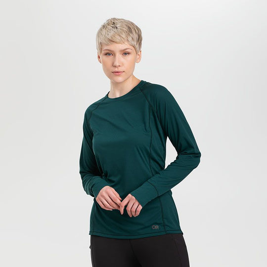 Outdoor Research Womens Echo L/S Tee treeline