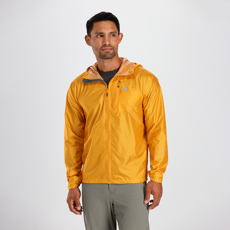 Outdoor Research Mens Helium Rain Jacket Radiant