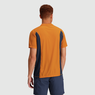 OUTDOOR RESEARCH Mens Echo T-Shirt Marmalade/Naval Blue