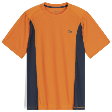 OUTDOOR RESEARCH Mens Echo T-Shirt Marmalade/Naval Blue