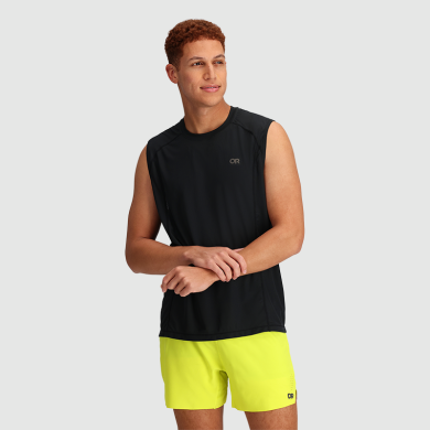 OUTDOOR RESEARCH Mens Echo Tank Black