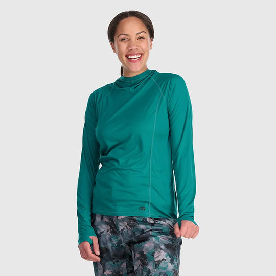 Outdoor Research Womens Echo Hoodie Deep Lake