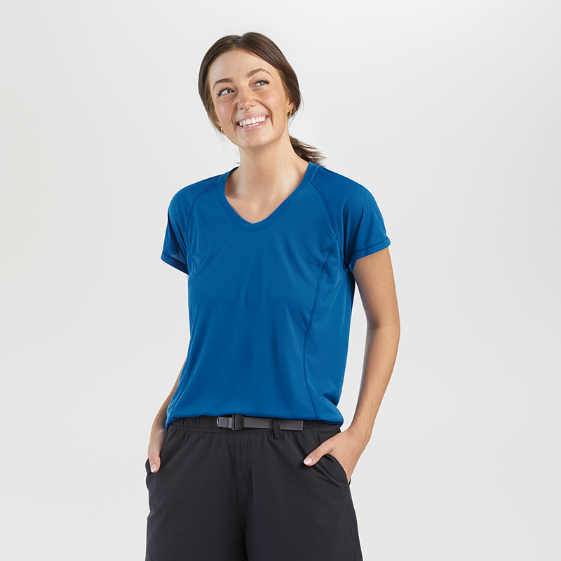 Outdoor Research Womens Echo T-Shirt Classic Blue