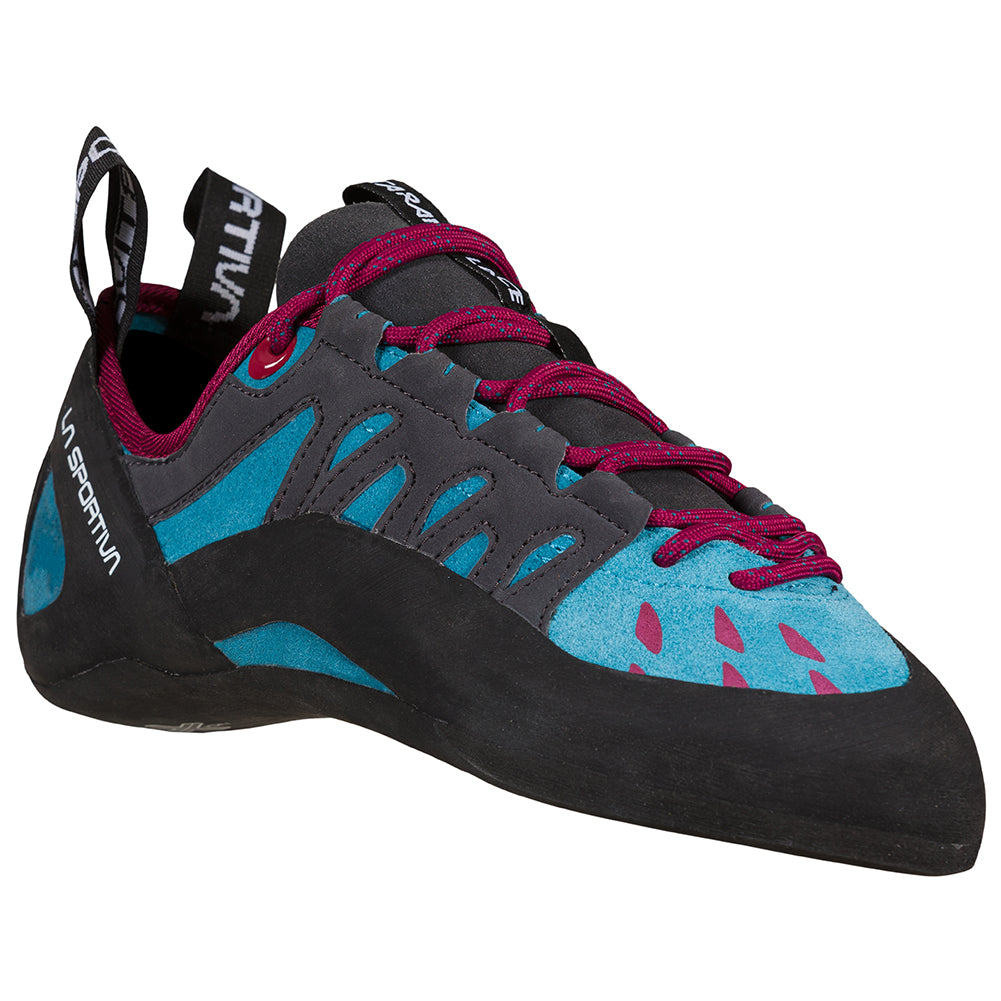 La Sportiva Tarantulace Womens Climbing Shoe Topaz/Red Plum