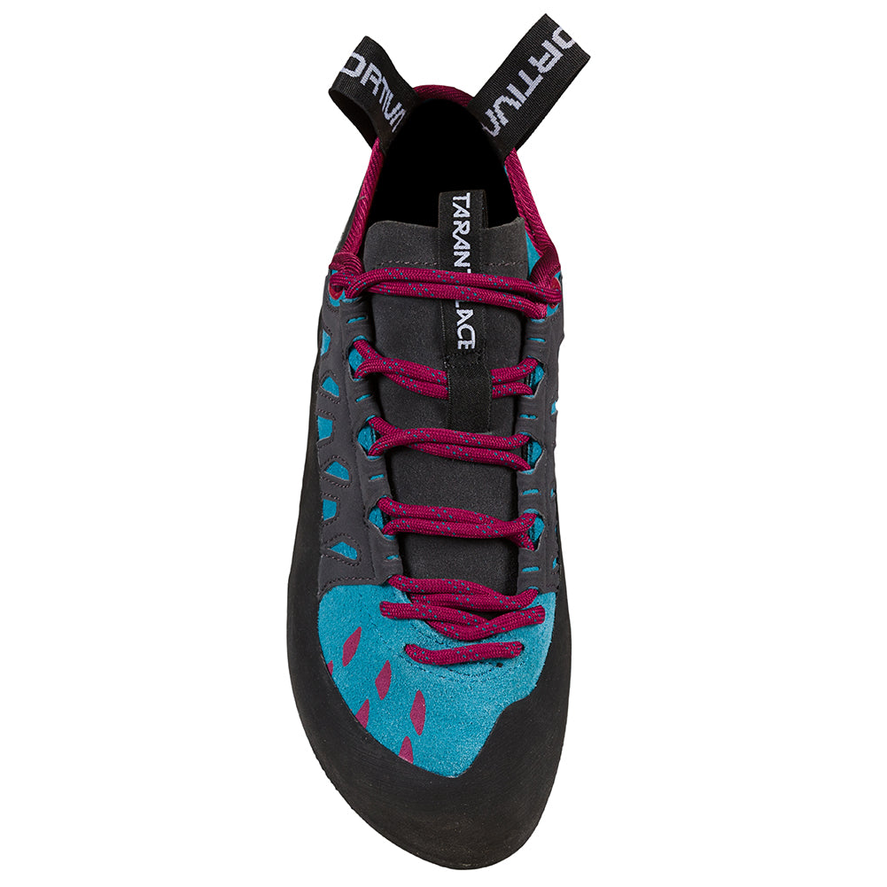 La Sportiva Tarantulace Womens Climbing Shoe Topaz/Red Plum