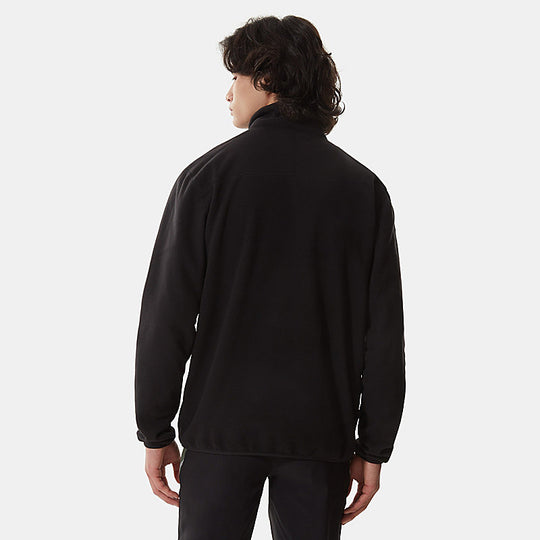 The North Face Mens 100 Glacier Fleece QZ TNF Black