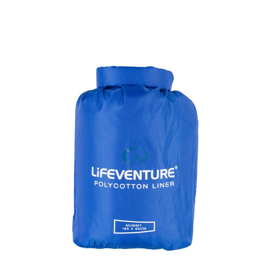 Life Venture Polycotton Sleeping Bag Liner, Mummy