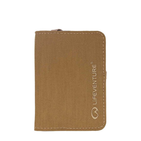 Life Venture RFID Card Wallet, Recycled, Mustard