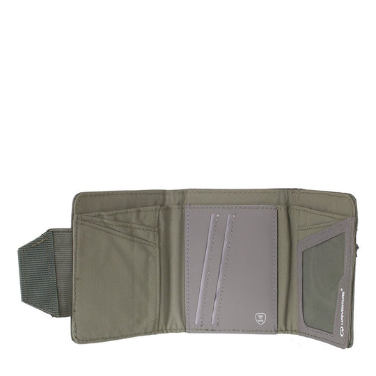 LIFE VENTURE RFID TRI-FOLD WALLET Olive