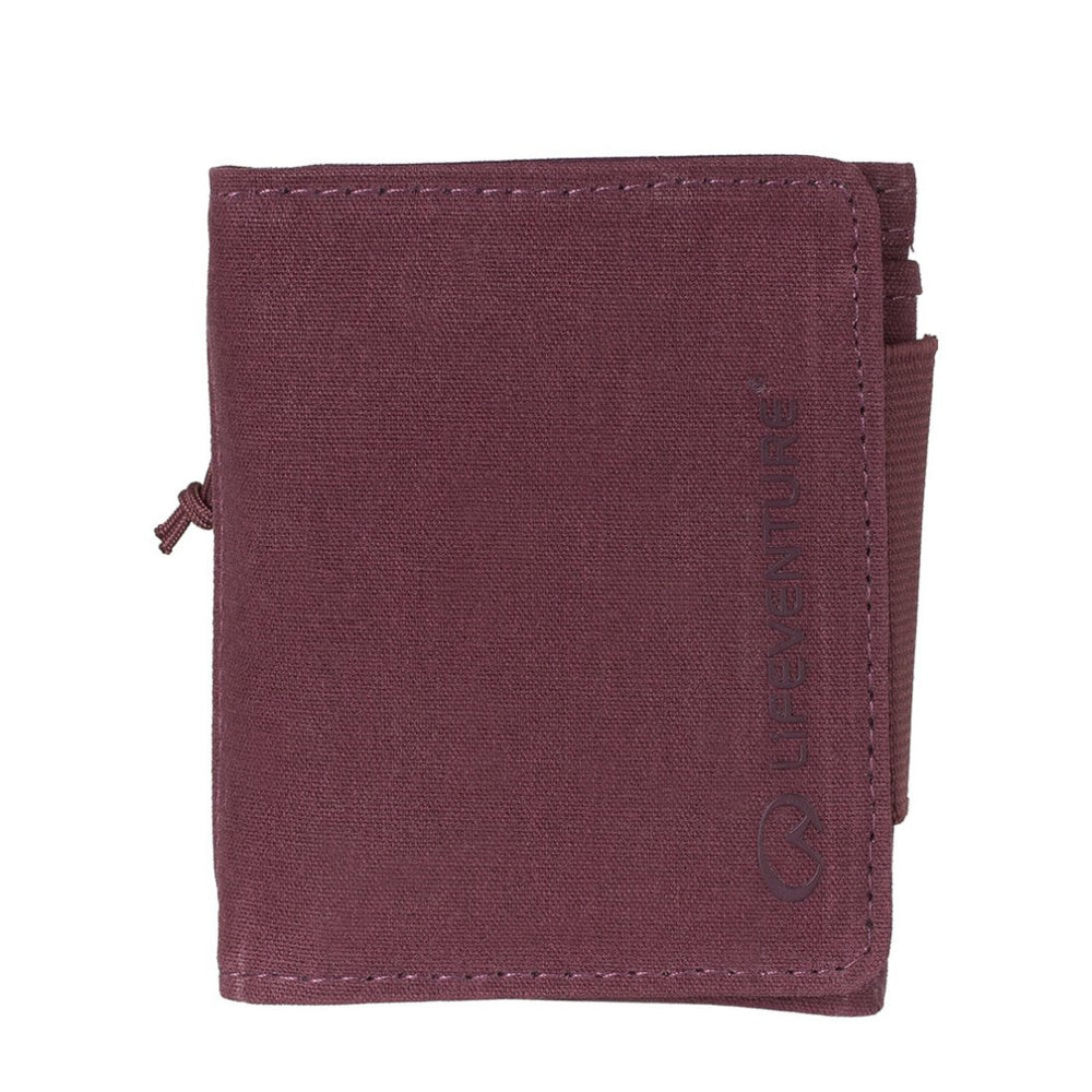 LIFE VENTURE RFID TRI-FOLD WALLET Aubergine