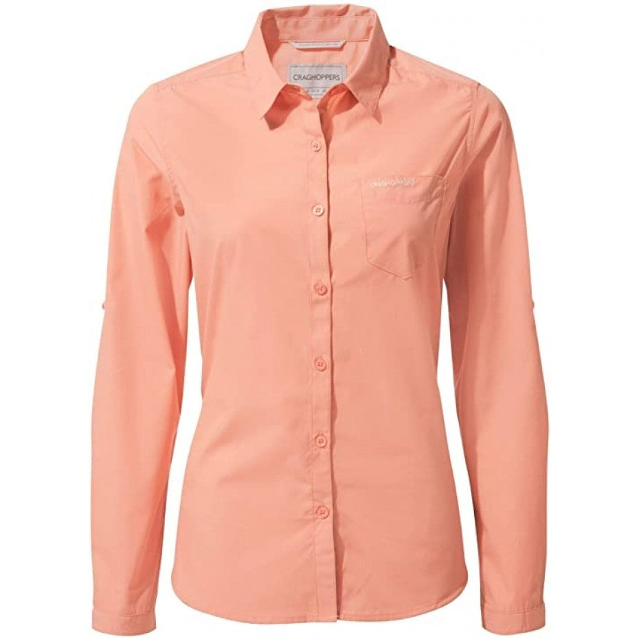 CRAGHOPPER NosiDefence Kiwi LS Shirt W Rosette