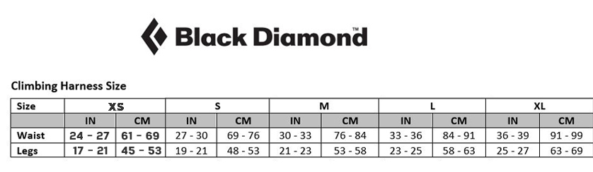 Black Diamond M ZONE HARNESS LG