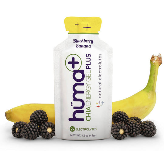 Huma Energy Gels Plus Blackberry & Banana