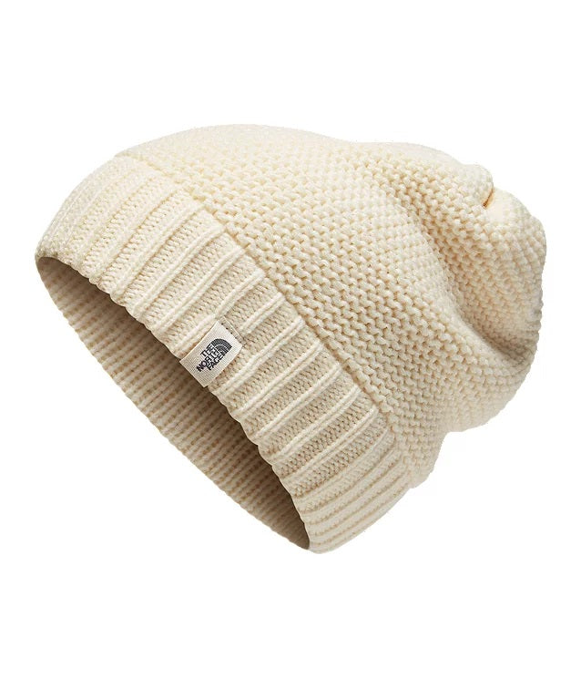The North Face Womens Purrl Stitch Beanie Vintage White