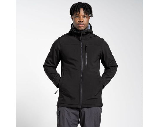 Craghoppers Oswin Hooded Jacket Black