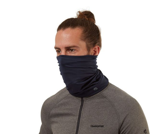 Craghoppers HEIQ ViroBlock Neck and Face Scarf Navy Marl