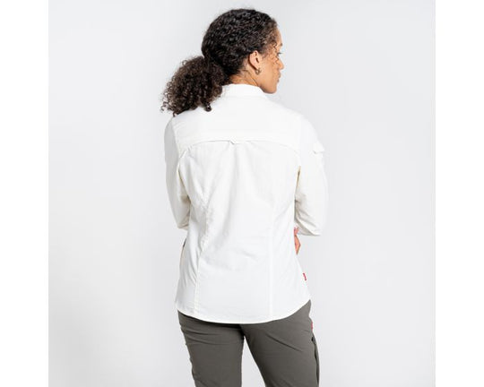 Craghoppers NosiLife Adventure II Long Sleeved Shirt Sea Salt