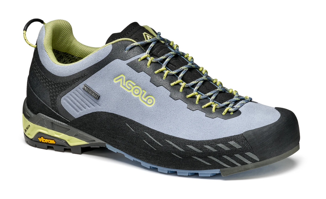Asolo Eldo Lth Gv ML Blue Fog Mimosa Approach Shoe Summit Gear