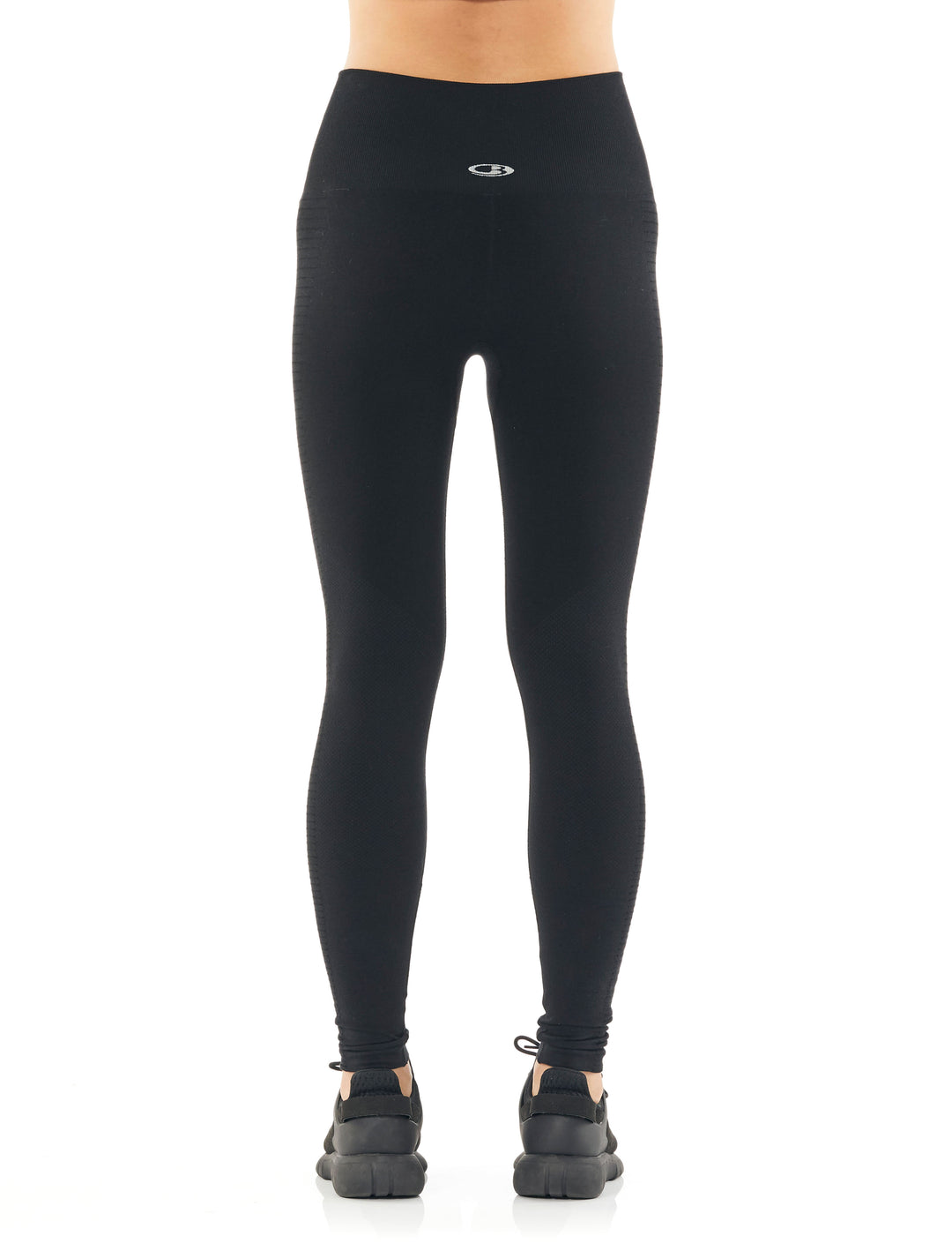 Icebreaker Womens Motion Seamless High Rise Tights Black