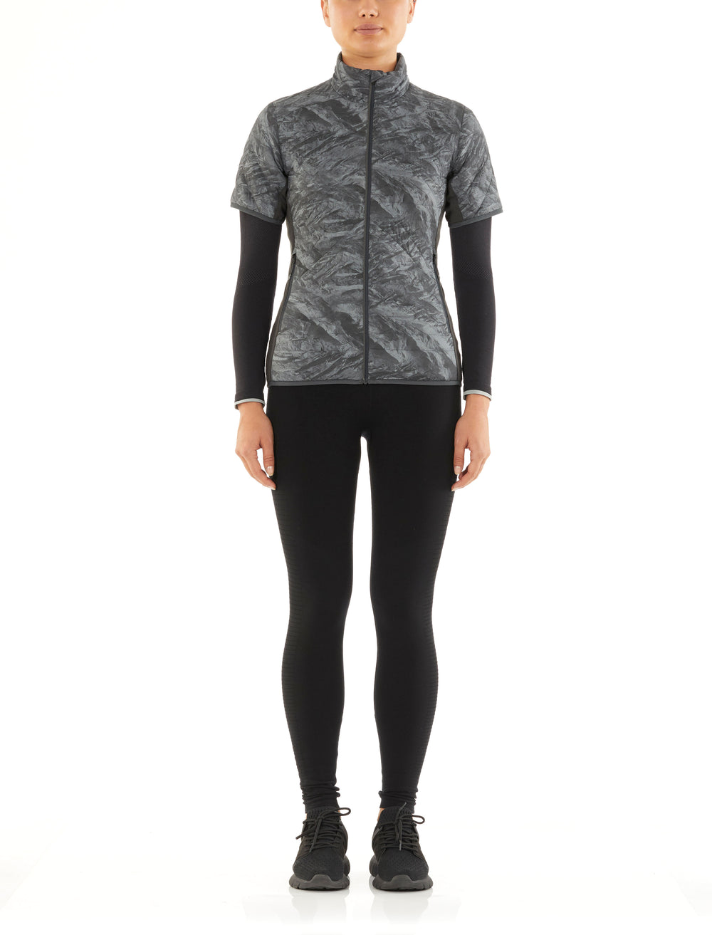 Icebreaker Womens Motion Seamless High Rise Tights Black