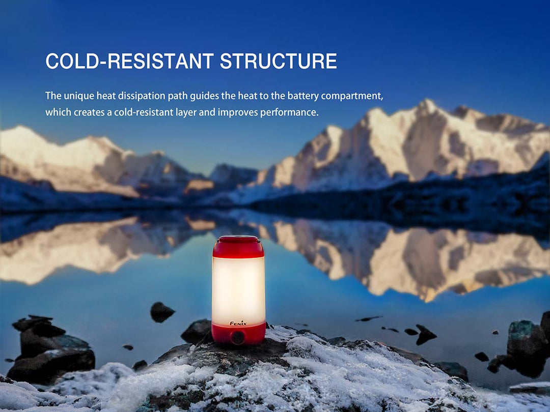 Fenix CL26R Rechargeable Camping Lantern (Vibrant Red)