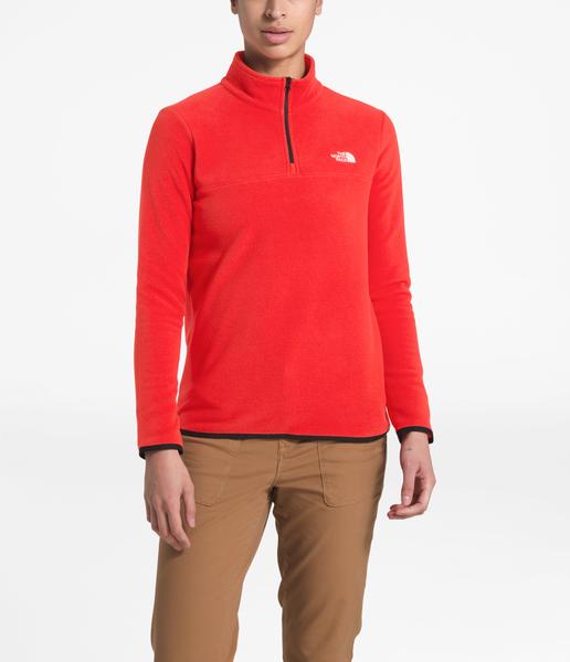THE NORTH FACE W TKA Glacier 1/4 ZIP FIERYRD/FIERYRD
