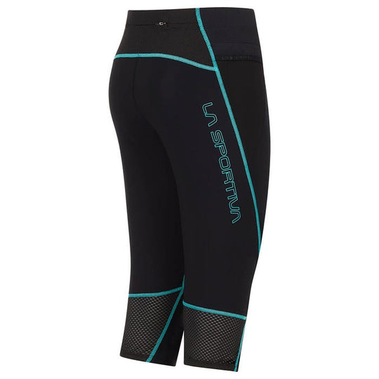 La Sportiva Vortex Tight 3/4 W Black/Aqua