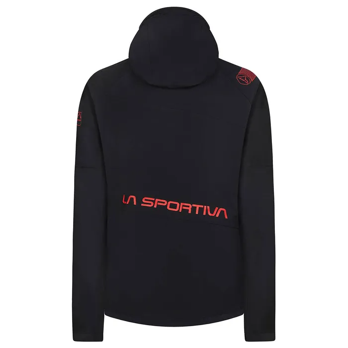 La Sportiva Run Jacket W Black/Hibiscus