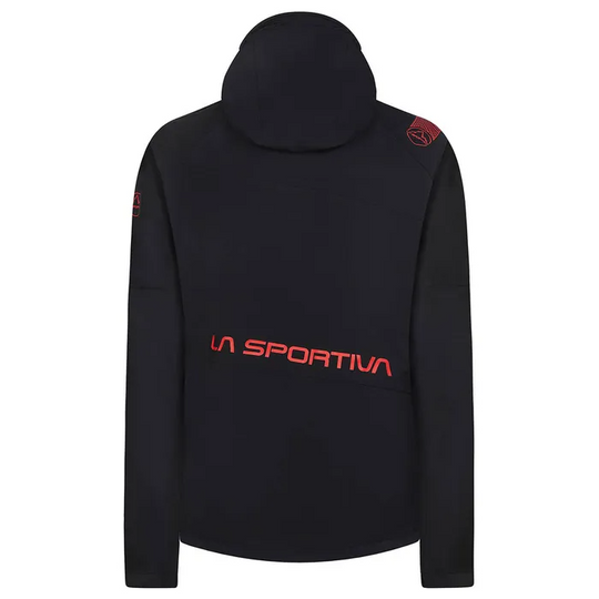 La Sportiva Run Jacket W Black/Hibiscus