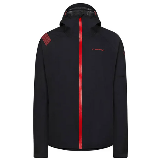 La Sportiva Run Jacket W Black/Hibiscus