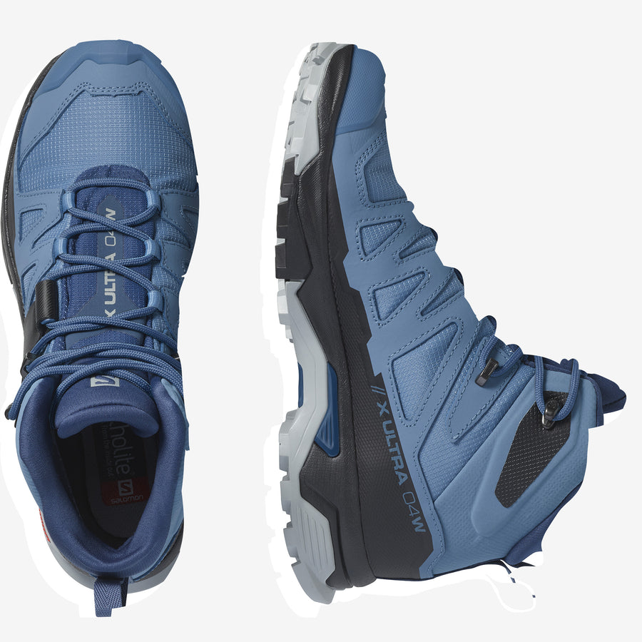 Salomon X Ultra 4 Mid GTX W Copen Blue/Black/Dark Denim