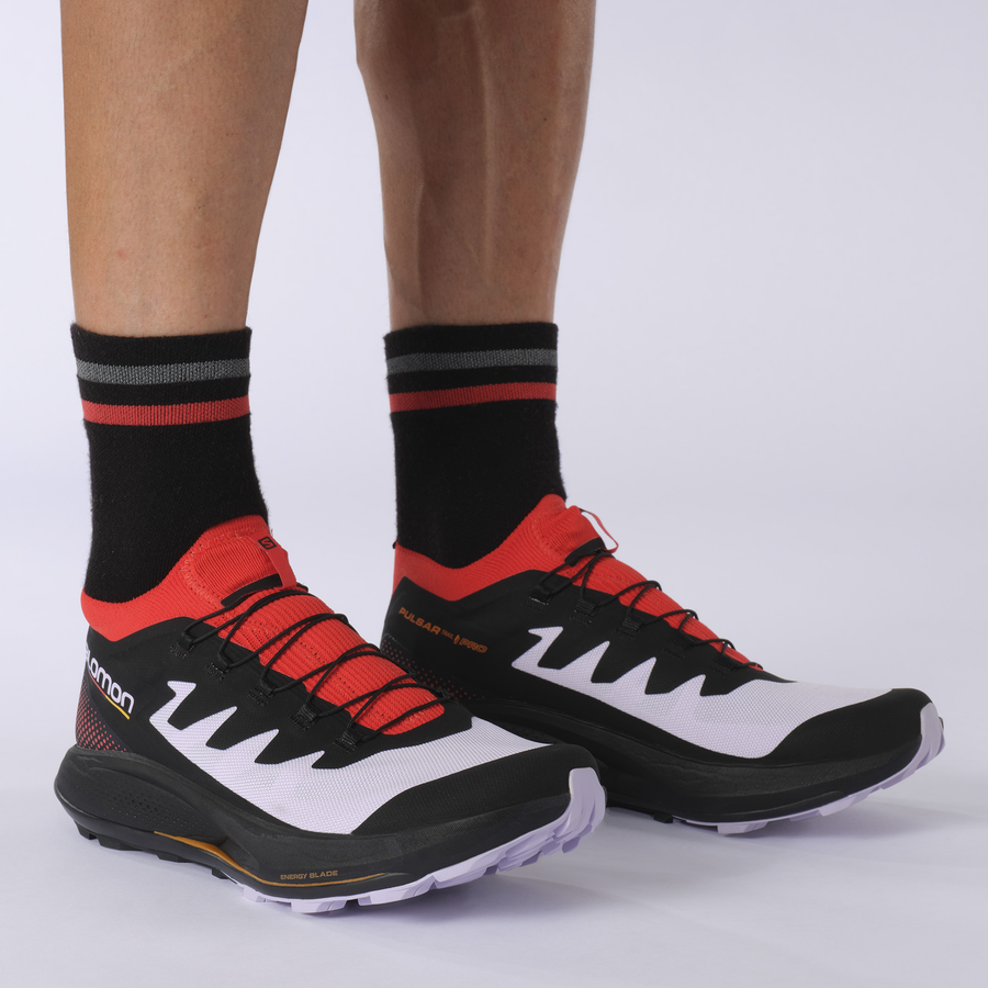 Salomon Pulsar Trail/Pro Purple Heather/Poppy Red/Black