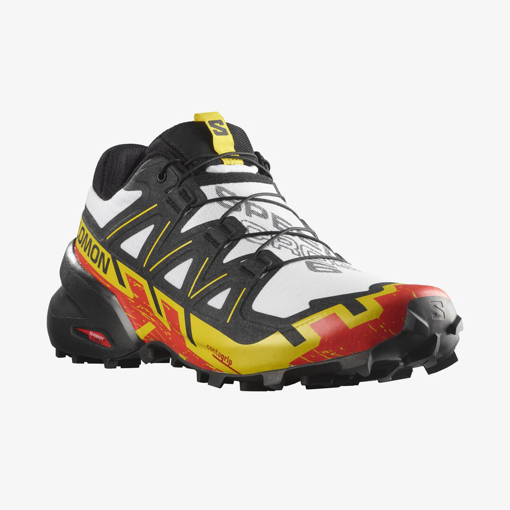 Salomon Speedcross 6 White/Black/Empire Yellow