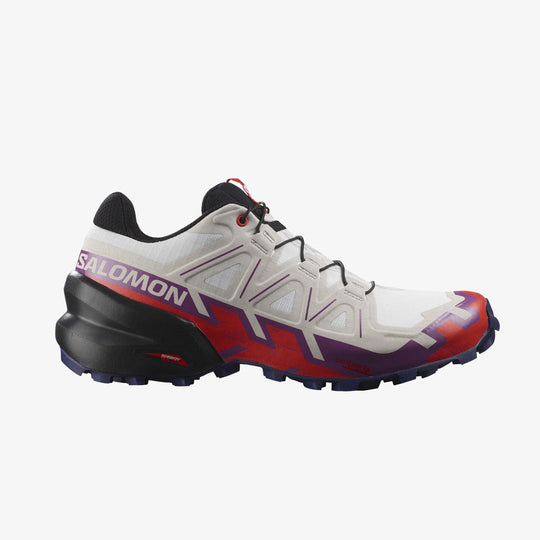 Salomon Speedcross 6 W White/Sparkling Grape/Fiery Red