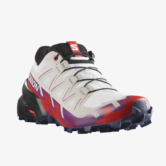 Salomon Speedcross 6 W White/Sparkling Grape/Fiery Red