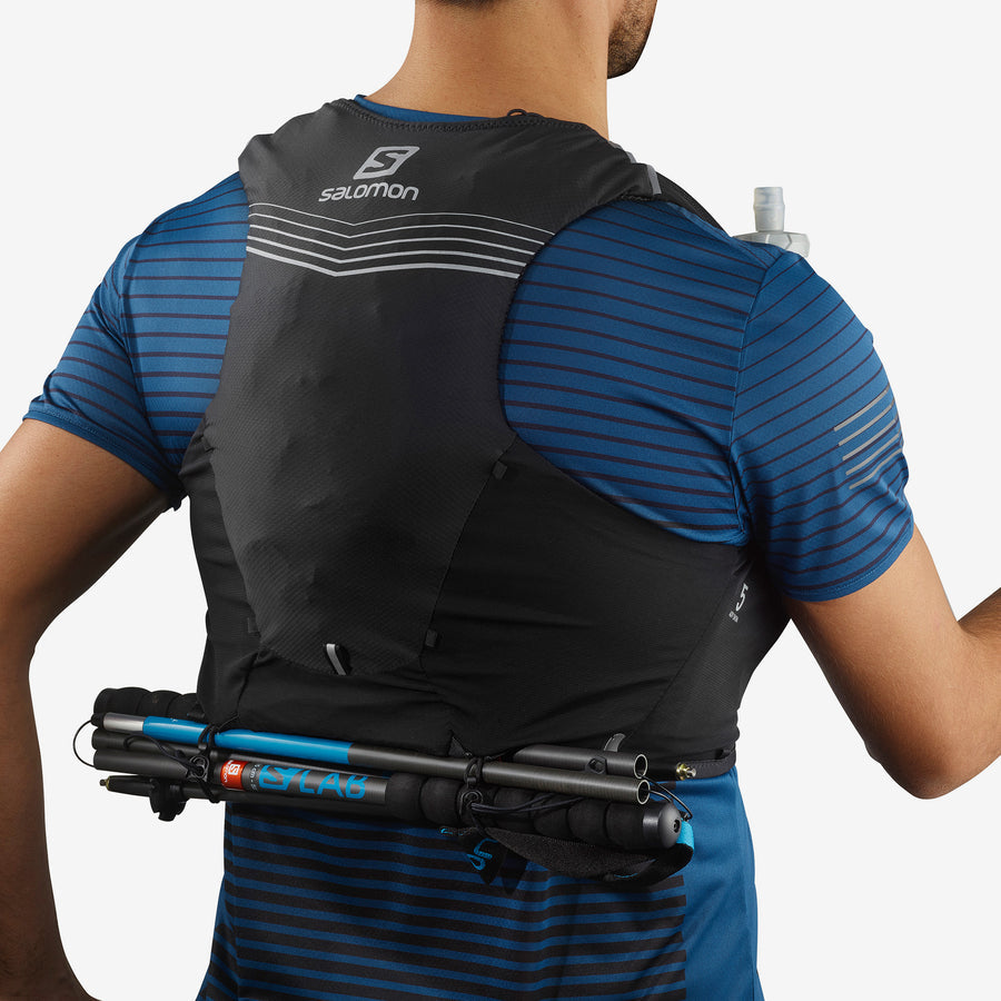 Salomon Adv Skin 5 With Flasks Black/Ebony