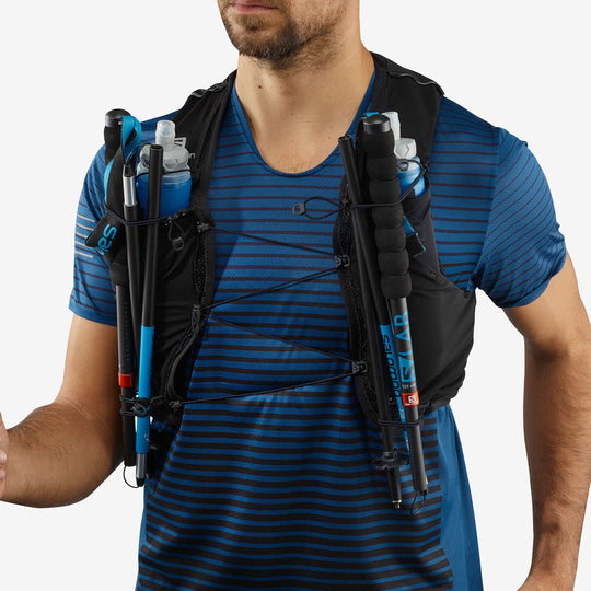 Salomon Adv Skin 5 With Flasks Black/Ebony