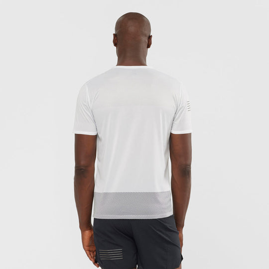 Salomon Sense Tee M Wht/Black/Alloy