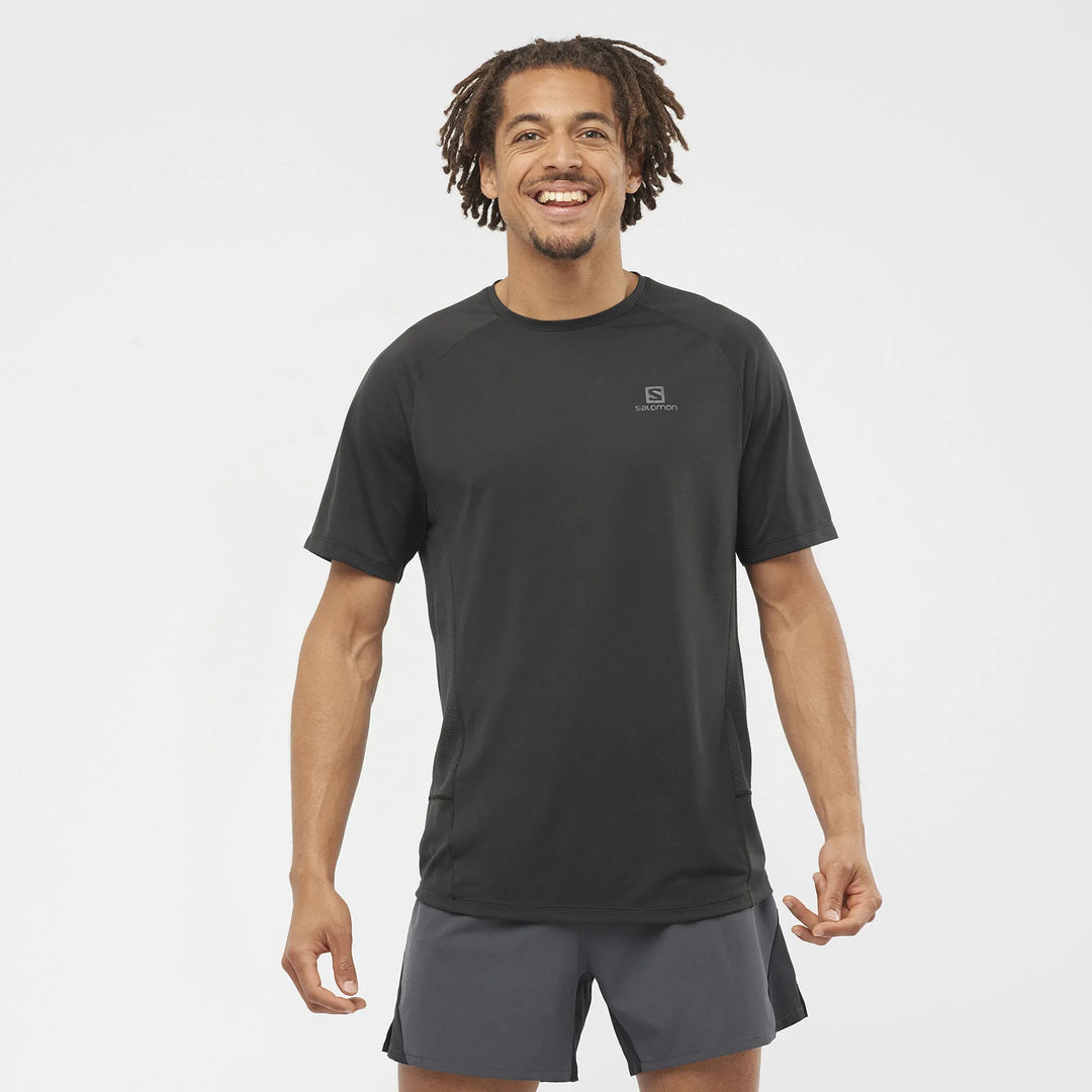 Salomon Cross Rebel SS Tee M Black