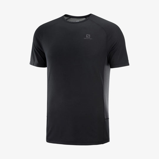 Salomon Cross Rebel SS Tee M Black